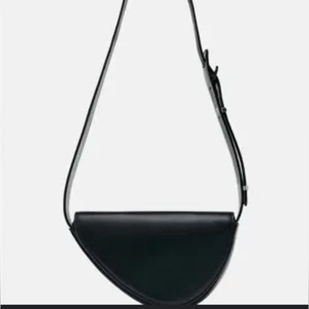 Zara Black Asymmetrical Crossbody